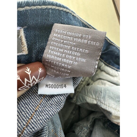 Soundgirl Juniors Distressed Factory Faded Flap Pockets Bermuda Denim Shorts 9 - Picture 5 of 5